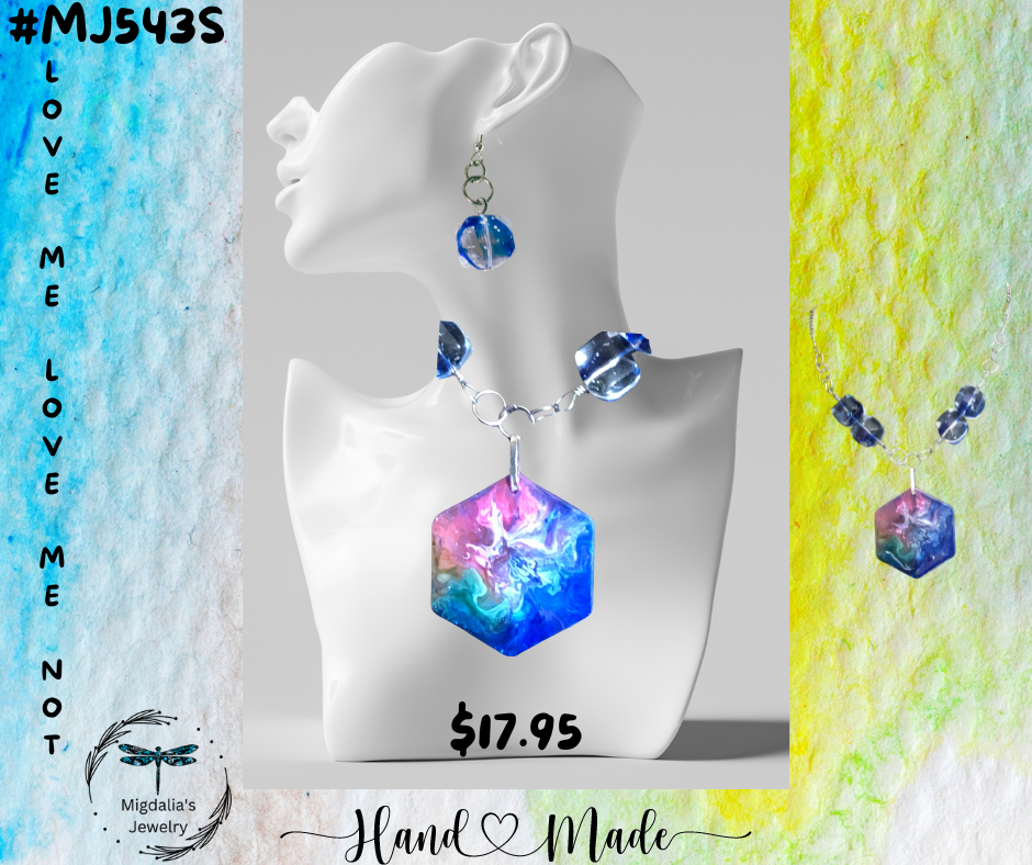 Love Me, Love Me Not "SOLD" (Handcrafted one-of-a-kind set)