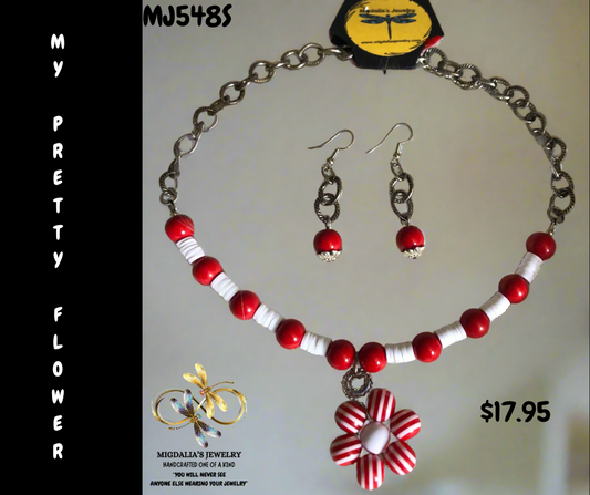 My Pretty Flower "SOLD" (Handcrafted one-of-a-kind set)