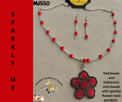 Sparkly Me (Handcrafted one-of-a-kind set)