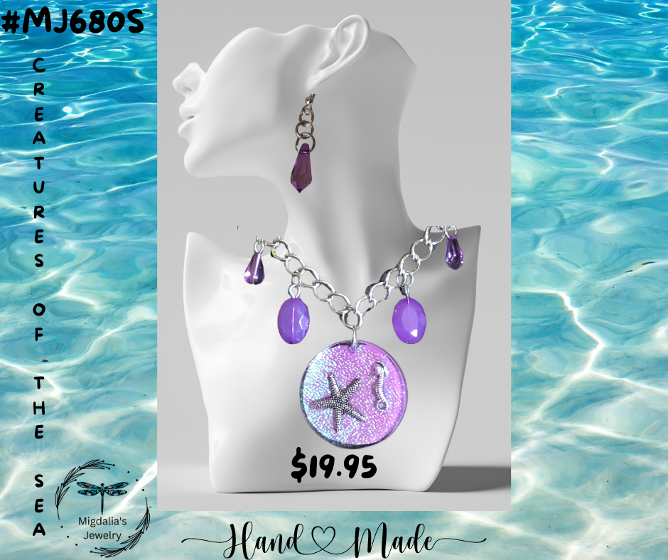 Creatures Of The Sea "SOLD" (Handcrafted one-of-a-kind set)