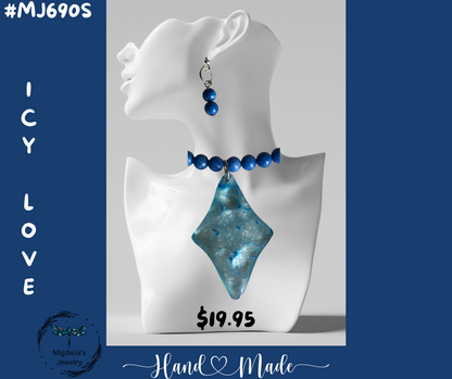 ICY Love (Handcrafted one of a kind set)