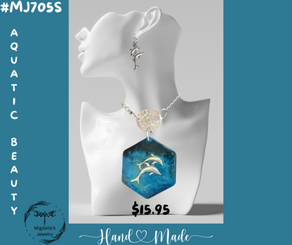 Aquatic Beauty (Handcrafted one-of-a-kind set)