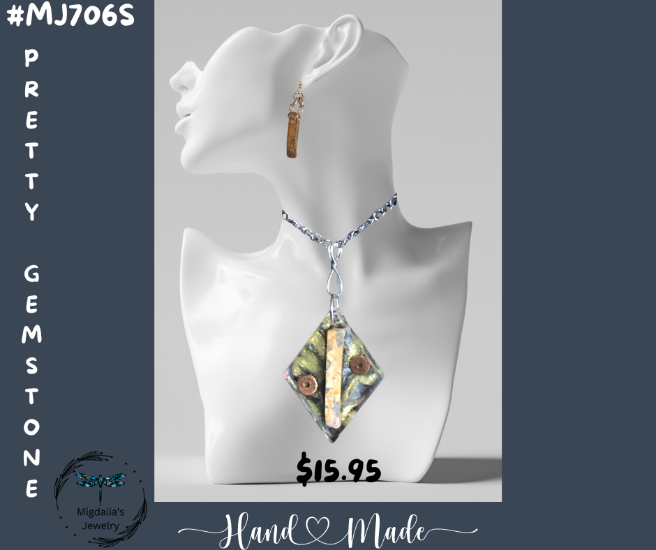 Pretty Gemstone (Handcrafted one-of-a-kind set)