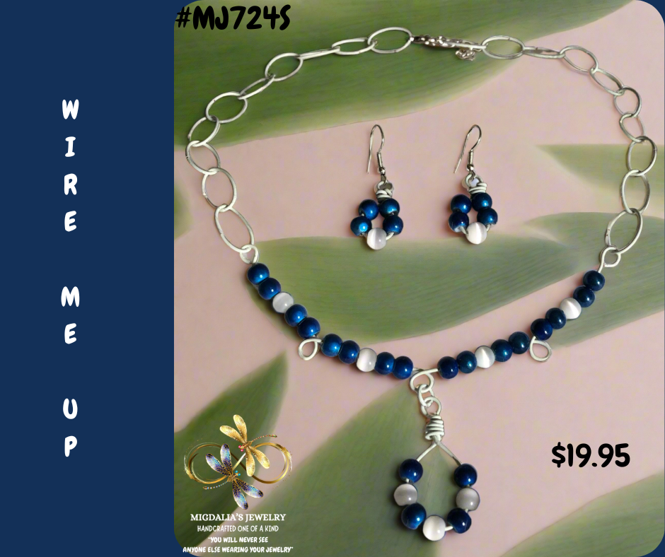 Wire Me Up “SOLD” Handcrafted one-of-a-kind set)