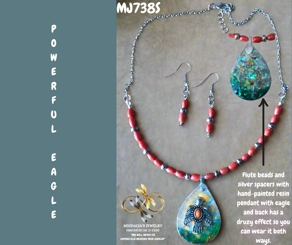 Powerful Eagle (Handcrafted one-of-a-kind set)