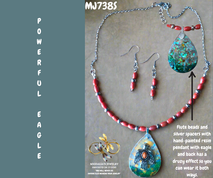 Powerful Eagle (Handcrafted one-of-a-kind set)