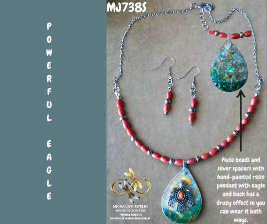 Powerful Eagle (Handcrafted one-of-a-kind set)