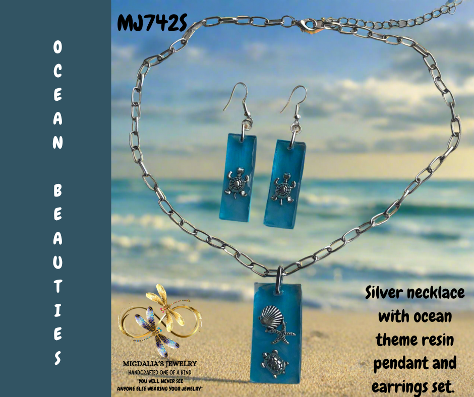 Ocean Beauties (Handcrafted one-of-a-kind set)