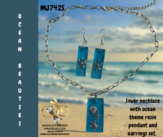 Ocean Beauties (Handcrafted one-of-a-kind set)
