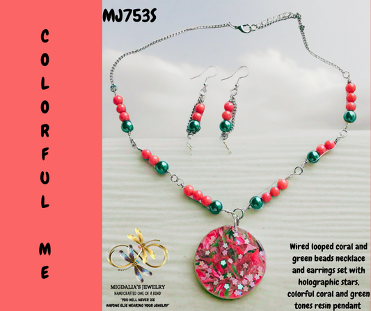 Colorful Me “SOLD” (Handcrafted one-of-a-kind set)