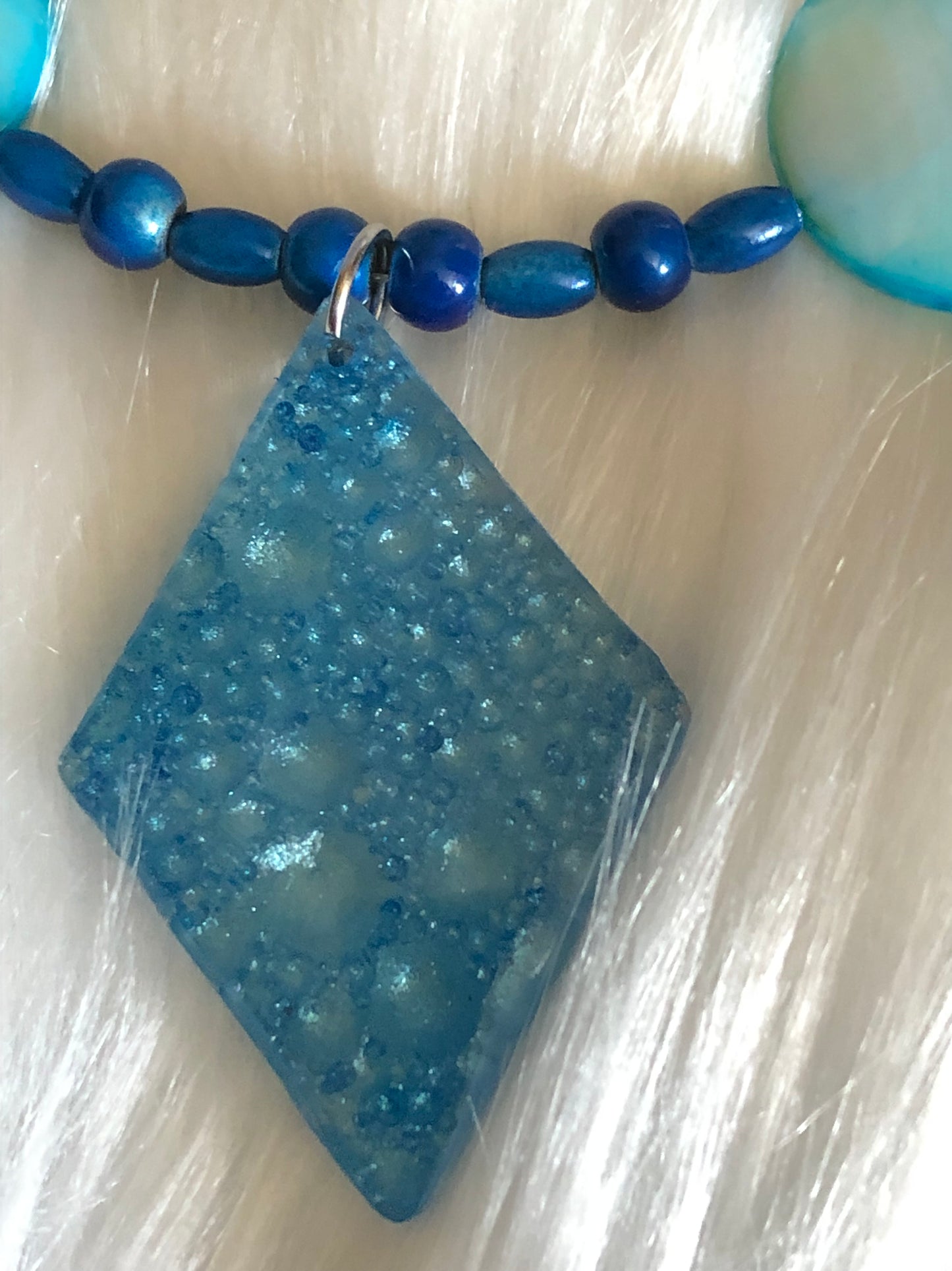 Bubble Me Blue "SOLD" (Handcrafted one-of-a-kind set)