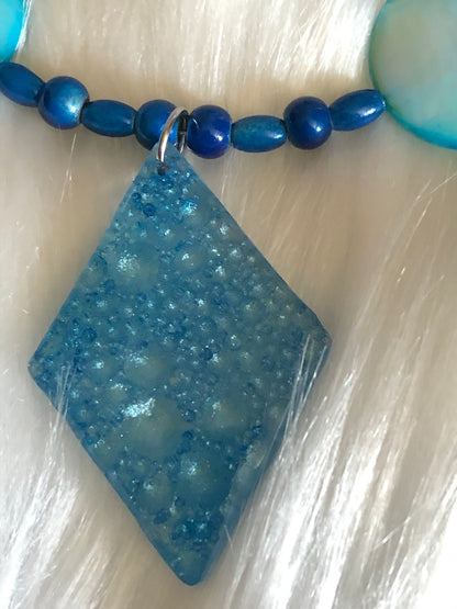 Bubble Me Blue "SOLD" (Handcrafted one-of-a-kind set)