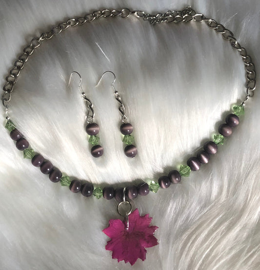 Real Flower In Me (Handcrafted one-of-a-kind set)