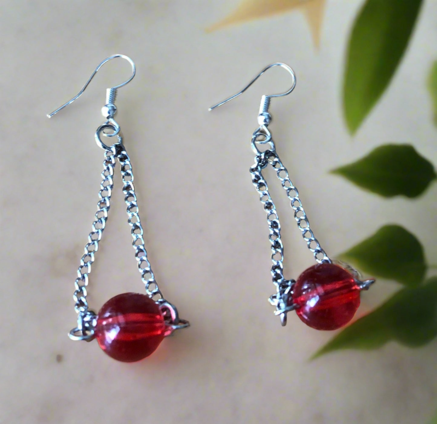 Pretty In Red “SOLD” (Handcrafted one of a kind set)