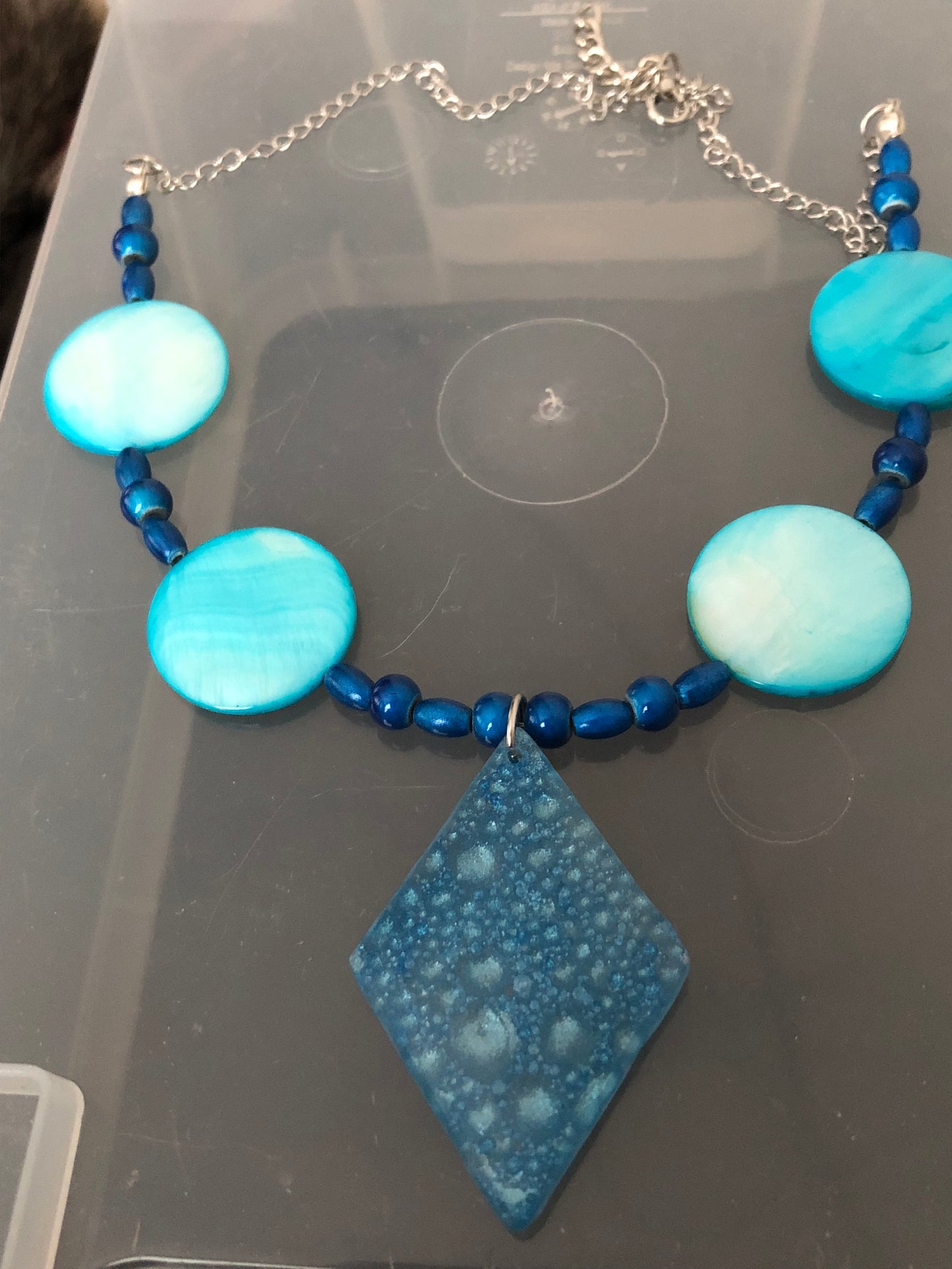 Bubble Me Blue "SOLD" (Handcrafted one-of-a-kind set)